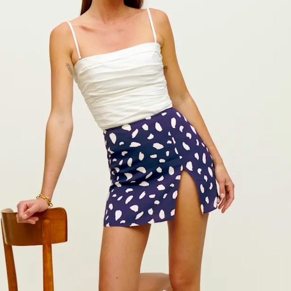 Reformation Margot mini skirt brand new